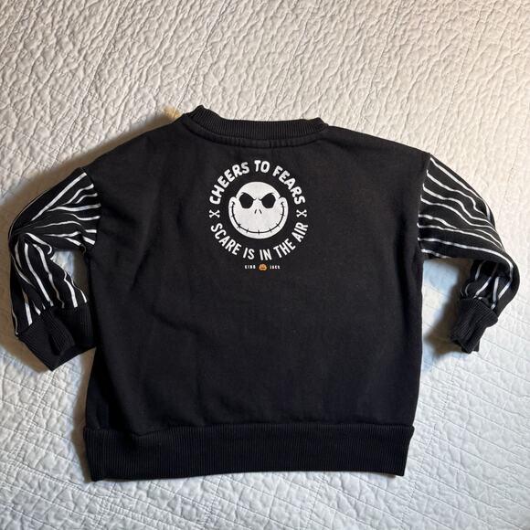Disney The Nightmare Before Christmas Jack Skellington Sweatshirt Toddler Sz 2T - Picture 4 of 5